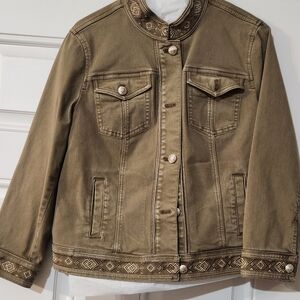 White House Black Market Tan Jacket